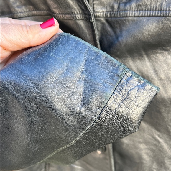 Y2K Wilsons Leather Pelle Studio Black Jacket. Women size M - Picture 7 of 12